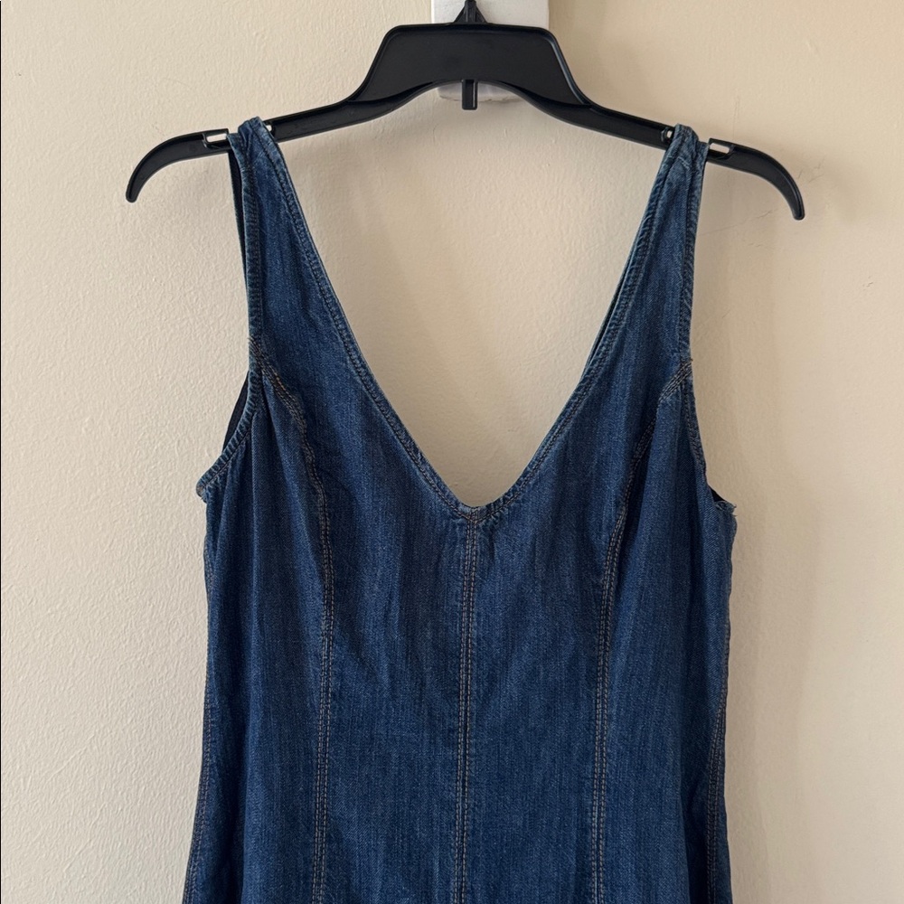 Reformation Serafina Denim Midi Dress, Size 4, $248 - Picture 9 of 12